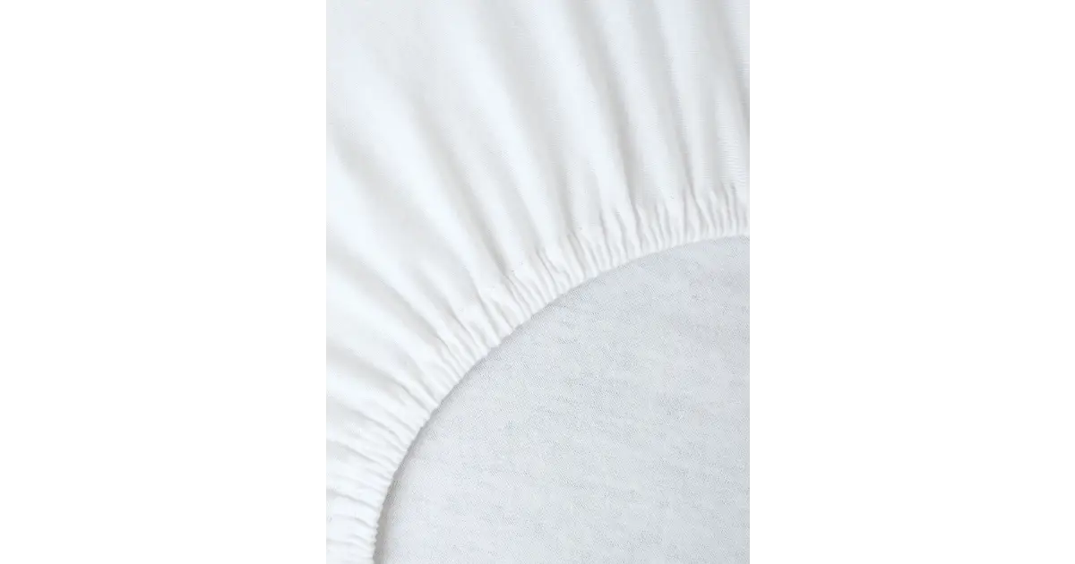 Jersey prostěradlo 180 x 200 cm – bílá 