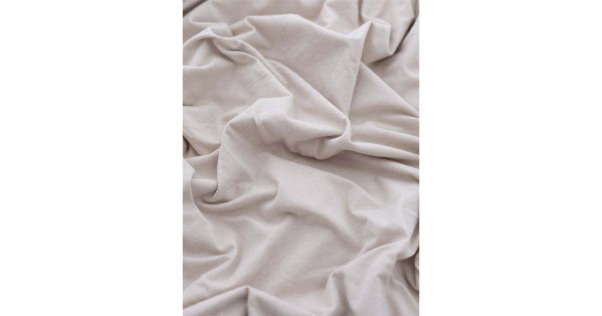 Jersey prostěradlo 180 x 200 cm – přírodní 