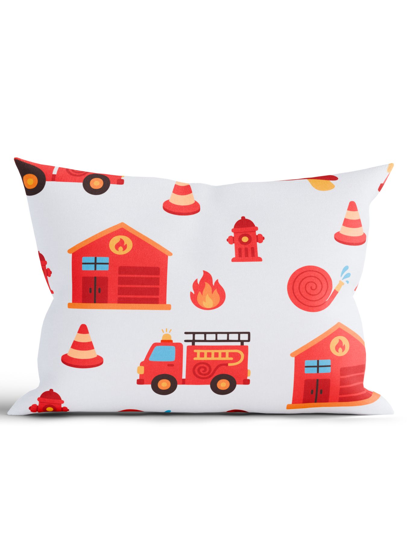 Bavlněný povlak na polštář Renforcé 40 × 60 cm - Hasiči | MKLuzkoviny.cz