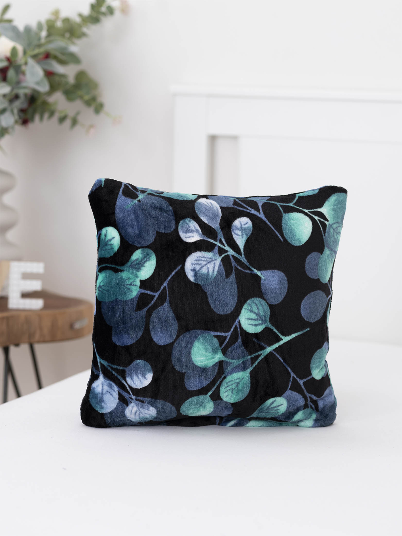 Povlak na polštář mikroplyš 40 × 40 cm Eukalyptus 2 MKLuzkoviny cz Povlak na polštář mikroplyš 40 × 40 cm Eukalyptus 2 MKLuzkoviny cz