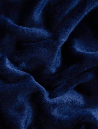 Prostěradlo mikroplyš Exclusive 140 × 200 cm – tmavě modré