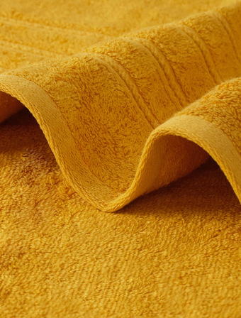 Froté ručník 50 × 100 cm ‒ Camilla hořčicový