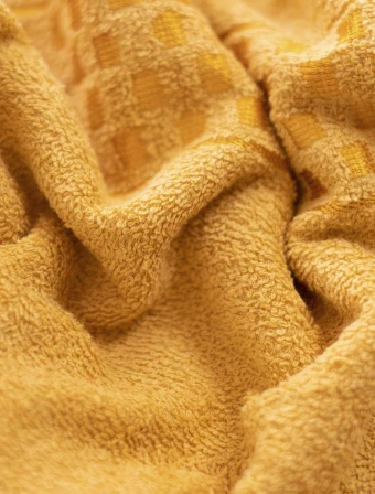 Froté ručník 50 × 100 cm ‒ Paolo hořčicový