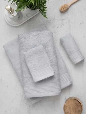 Froté ručník 30 × 50 cm ‒ Bella světle šedá