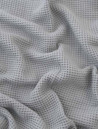 Vaflová osuška 100 × 150 cm ‒ Florencia světle šedá