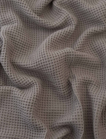 Vaflová osuška 70 × 140 cm ‒ Florencia šedohnědá