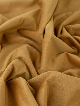 Sametový povlak na polštářek Velvet hořčicová – 45 x 45 cm