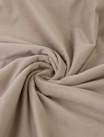 Sametový povlak na polštářek Velvet krémová – 45 x 45 cm