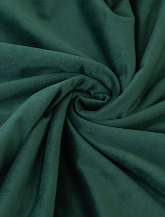 Sametový povlak na polštářek Velvet smaragdová – 45 x 45 cm