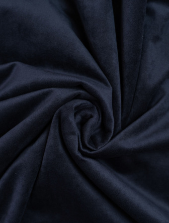 Sametový povlak na polštářek Velvet tmavě modrá – 45 x 45 cm
