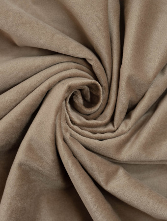 Sametový povlak na polštářek Velvet šedohnědá – 45 x 45 cm