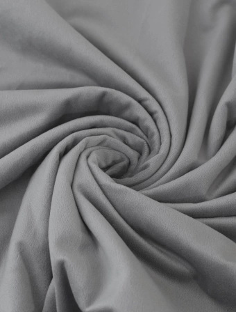 Zatemňovací závěsy Velvet světle šedá – 140 × 160 cm (2 ks)