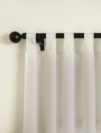 Závesy s pútkami 140 × 180 cm – Oscar biele (2ks)