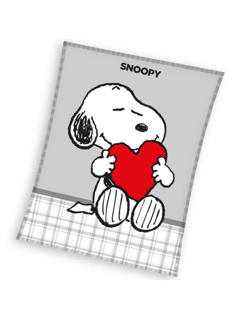 Dětská mikroplyšová deka 150 x 200 cm - Snoopy Love