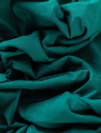 Jersey prostěradlo s lycrou Deluxe 180 × 200 cm – smaragdové