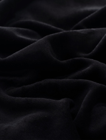 Deka mikroplyš 150 × 200 cm – Laura černá