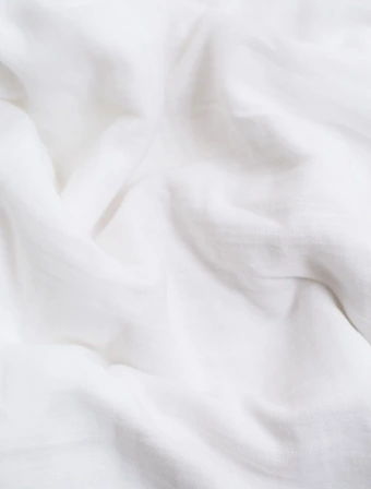 Predĺžené mušelínové obliečky – Alexia biele