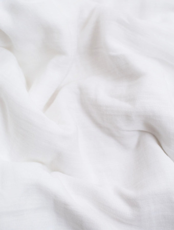 Mušelínový povlak na polštářek 40 × 40 cm – Alexia bílé