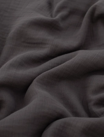 Mušelínový povlak na polštářek 40 × 40 cm – Alexia šedé