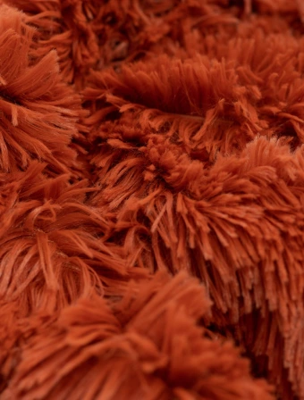 Chlupatá deka 200 × 220 cm – Agnello terakota