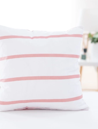 Bavlněný povlak na polštářek 40 × 40 cm – Kamala růžové