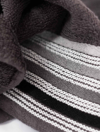 Froté ručník 50 × 100 cm ‒ Dario tmavě šedý