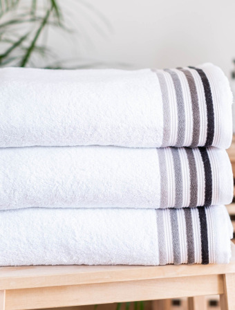 Froté ručník 50 × 100 cm ‒ Dario bílý