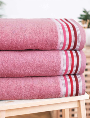 Froté ručník 50 × 100 cm ‒ Dario pudrový