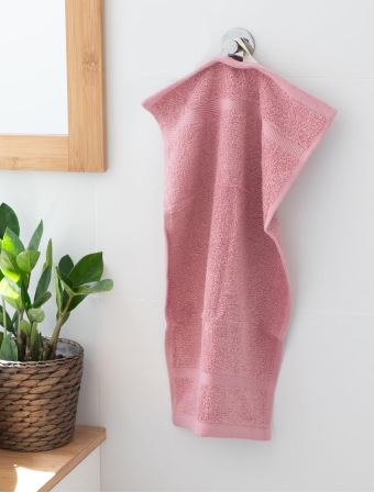 Malý froté ručník 30 × 50 cm ‒ Panama pudrový