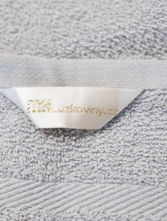 Malý froté ručník 30 × 50 cm ‒ Panama světle šedý