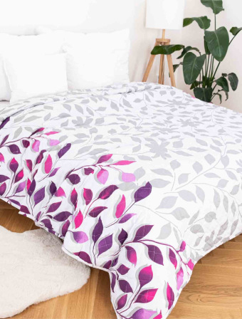 Přehoz na postel – Ivanka fialová 220 × 240 cm