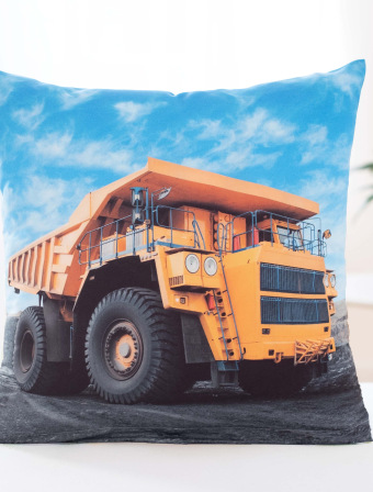 Povlak na polštářek 40 × 40 cm – Mining Dump Truck