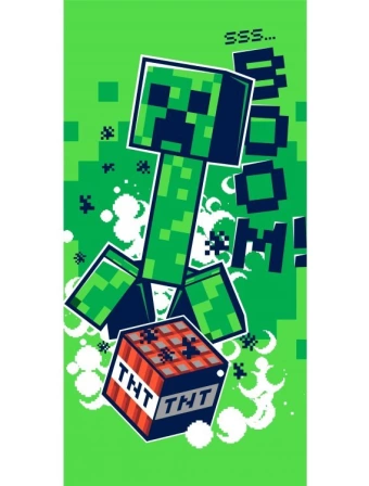 Dětská osuška 70 × 140 cm ‒ Minecraft Boom