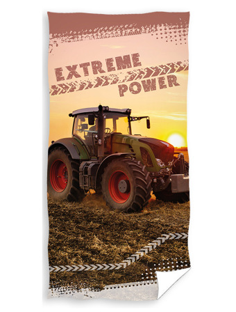 Froté osuška 70 × 140 cm ‒ Traktor na poli