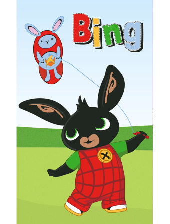 Detský uterák 30 × 50 cm ‒ Zajačik Bing Púšťanie Draka