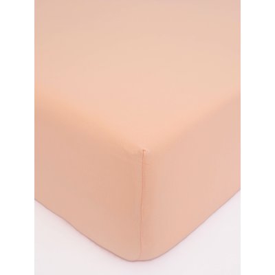 MKLuzkoviny.cz Jersey prostěradlo do postýlky Classic 60 x 120 cm – lososová