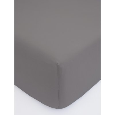 MKLuzkoviny.cz Jersey prostěradlo Classic 200 x 200 cm – tmavě šedá