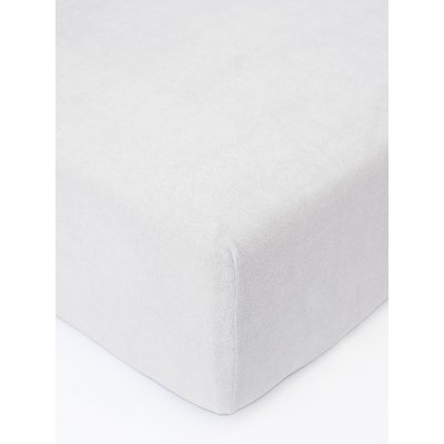MKLuzkoviny.cz Froté prostěradlo 140 × 200 cm - světle šedá