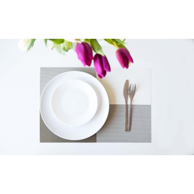JAHU collections Prostírání Deluxe 30 × 45 cm – Aida středně hnědá