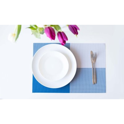JAHU collections Prostírání Deluxe 30 × 45 cm – Aida modrá
