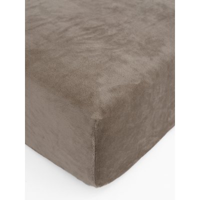 MKLuzkoviny.cz Prostěradlo mikroplyš Deluxe 140 × 200 cm – šedohnědé