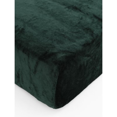 MKLuzkoviny.cz Prostěradlo mikroplyš Deluxe 200 x 200 cm - tmavě zelené