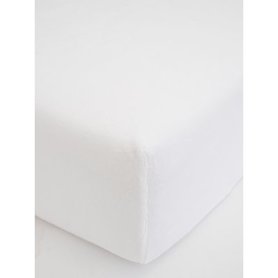 MKLuzkoviny.cz Prostěradlo mikroplyš Deluxe do postýlky 60 x 120 cm - bílé