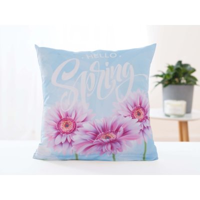 Carbotex Povlak na polštář 40 × 40 cm - Růžové gerbery