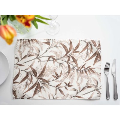 MKLuzkoviny.cz Prostírání Bambus – 30 x 45 cm hnědá