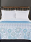 Oboustranný přehoz na postel - Alhambra bílo-modrý 220x240cm