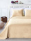 Béžový přehoz na postel - Elodie 170x210 cm + 2 polštáře