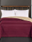 Oboustranný přehoz na postel - Salice vínový/smetanový 220x240cm