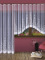 Hotová oblouková záclona PAULA 380×170 cm / okenní díl