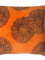 POVLAK NA POLŠTÁŘEK mikroplyš 40x40cm - Květy oranž